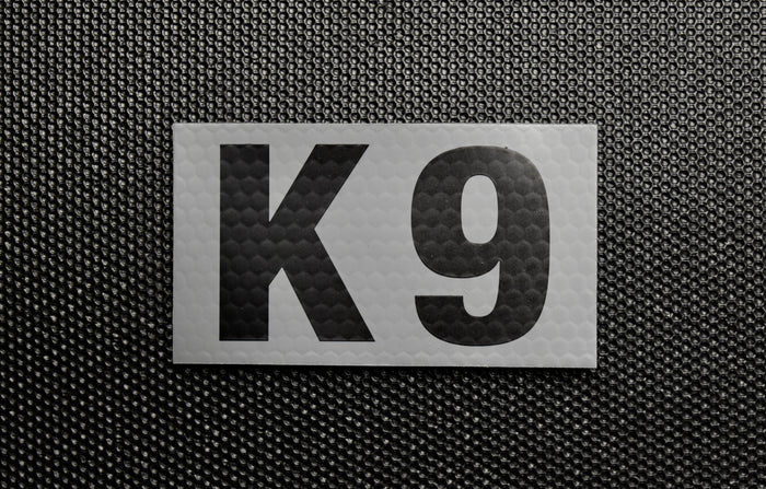 Infrared K9 Black & Grey Patch
