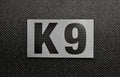 Infrared K9 Black & Grey Patch