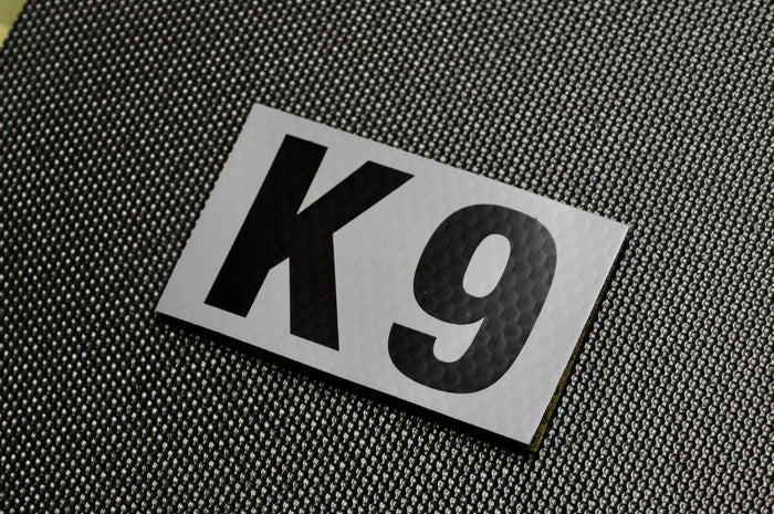 Infrared K9 Black & Grey Patch