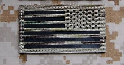 Infrared Multicam IR US Reverse Flag Patch