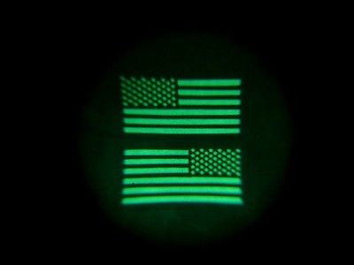 Infrared NWU Type III / AOR2 US Flag Patch Set