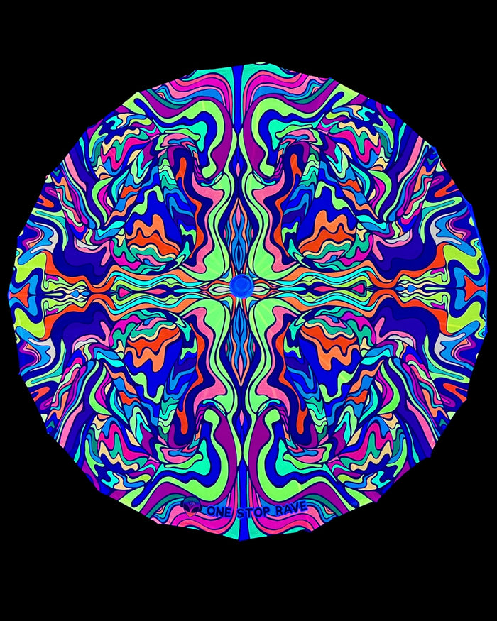 Kaleidoscope Parasol, Parasol, - One Stop Rave