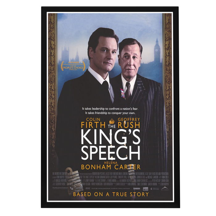"King's Speech" (2010) Framed Movie Poster