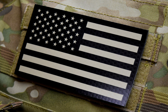 Large Infrared US Flag Patch