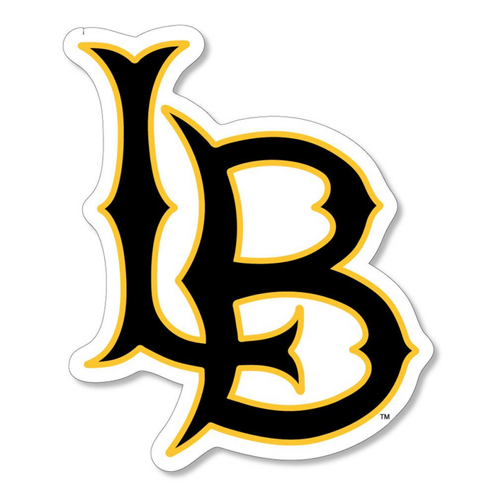 LB Interlock Decal - Black/Gold, CDI