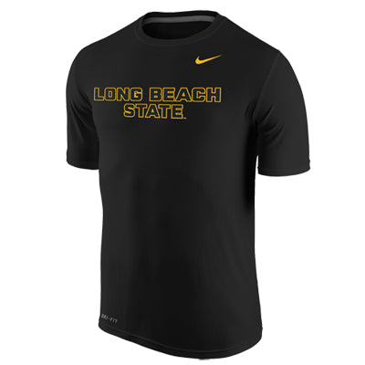 Long Beach State Dri Fit T-Shirt - Black, Nike