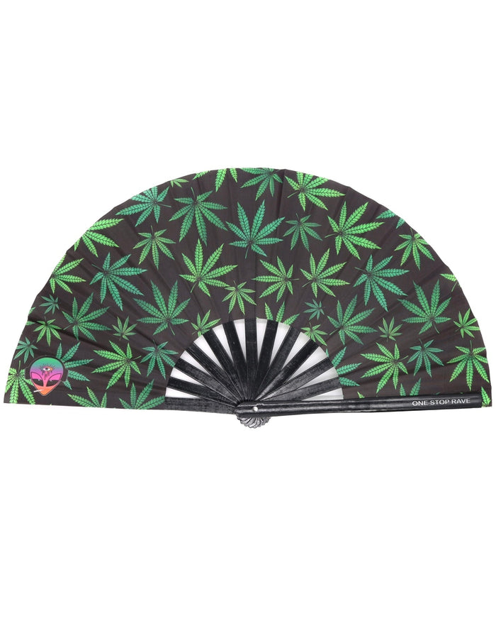 Mary Jane Hand Fan, Festival Fans 13.5", - One Stop Rave