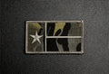 Multicam Black Texas State Flag Patch