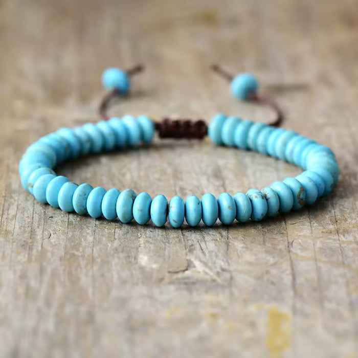 Natural Gemstone Beaded Wrap Bracelet