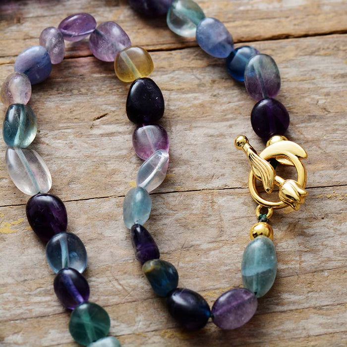 Natural Labradorite & Mixed Gemtones Necklace