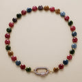 Natural Mixed Jades Choker Necklace