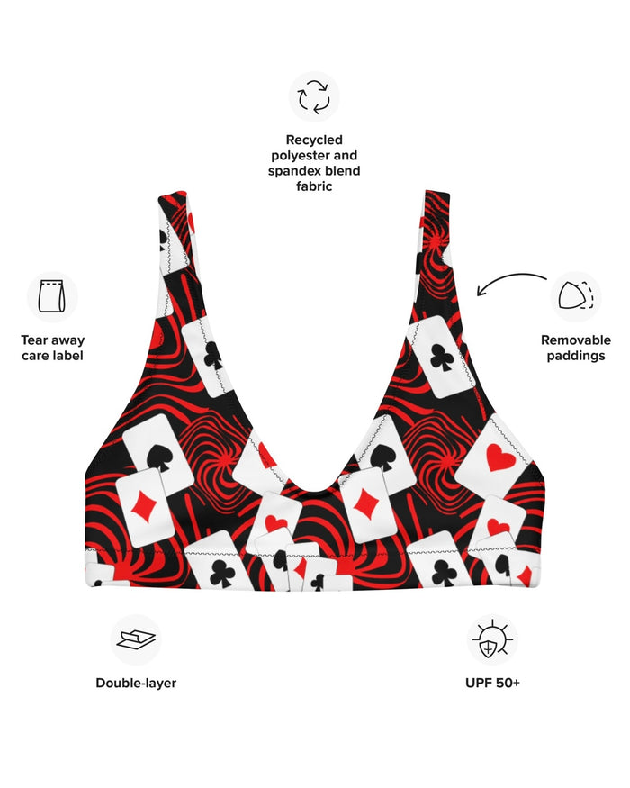 Off With Your Head Recycled Padded V-Top, V-Top, - One Stop Rave