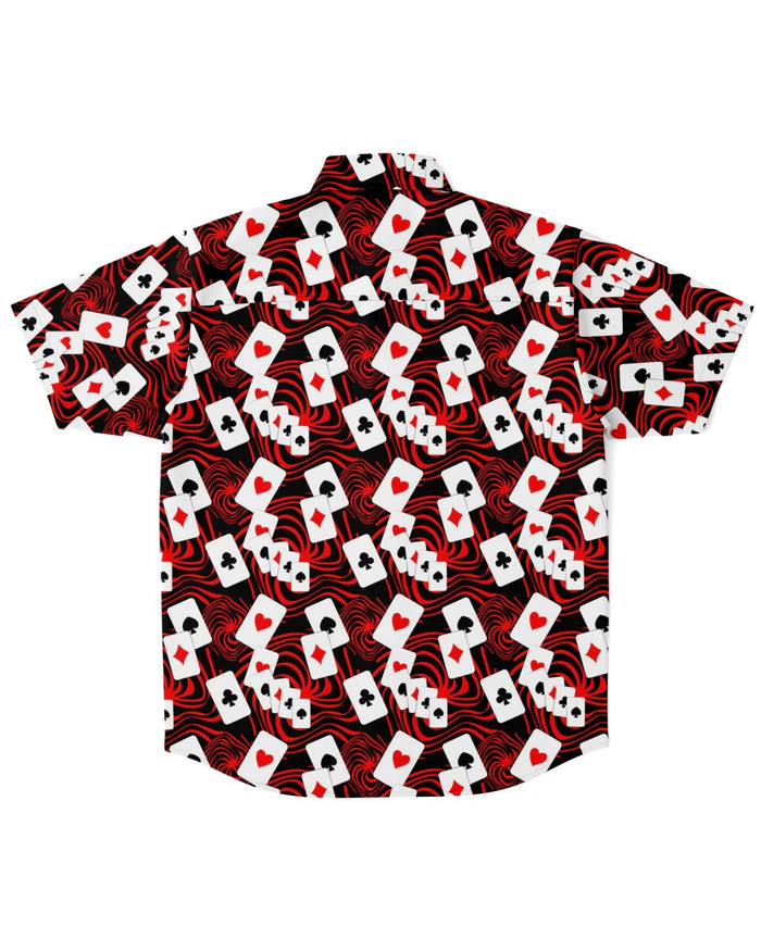 Off With Your Head Party Shirt, Short Sleeve Button Down Shirt, - One Stop Rave