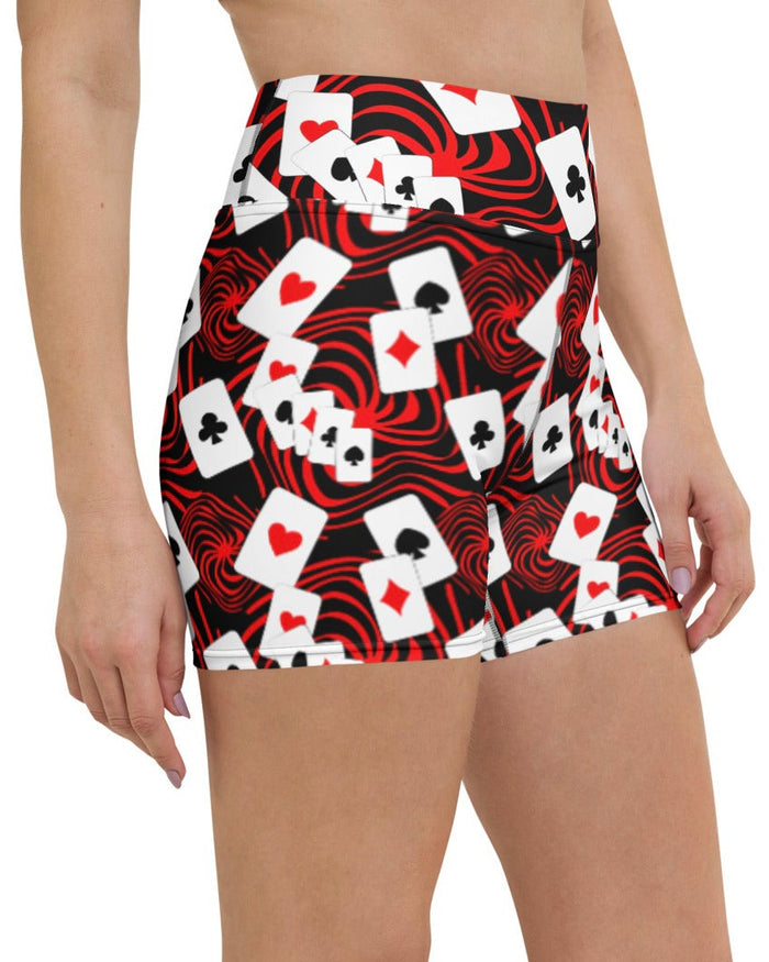 Off With Your Head Yoga Shorts, Athletic Shorts, - One Stop Rave