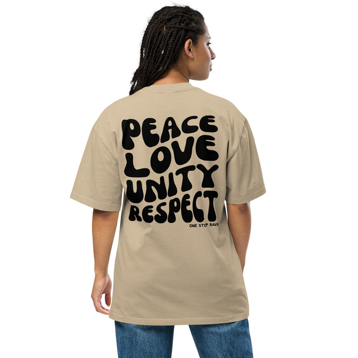 PLUR Faded Oversized Tee
