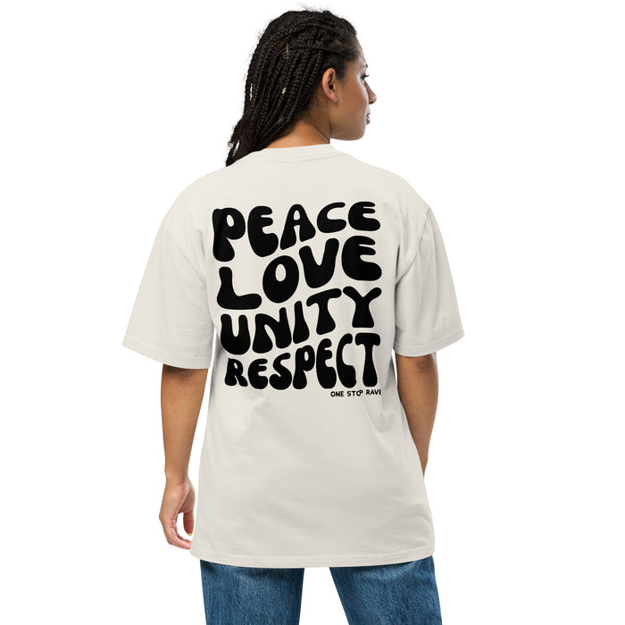 PLUR Faded Oversized Tee