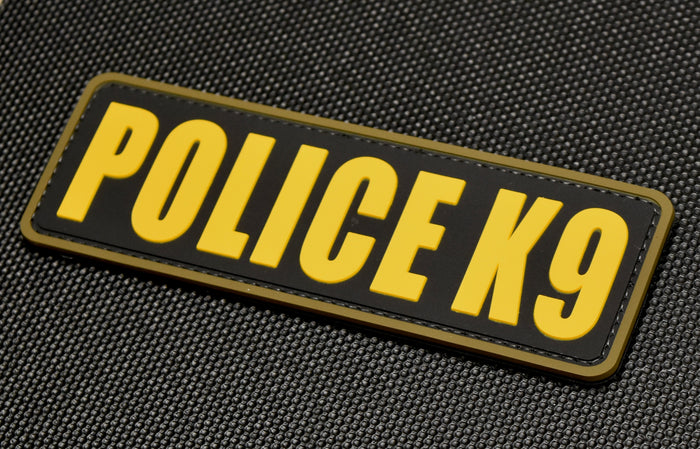 POLICE K9 Tactical Harness PVC Patch