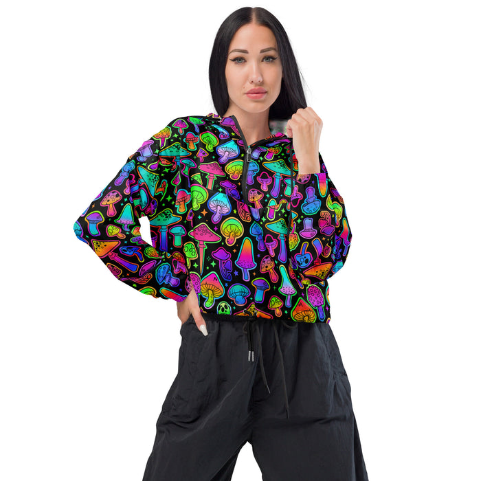 Psilo Cropped Windbreaker, , - One Stop Rave