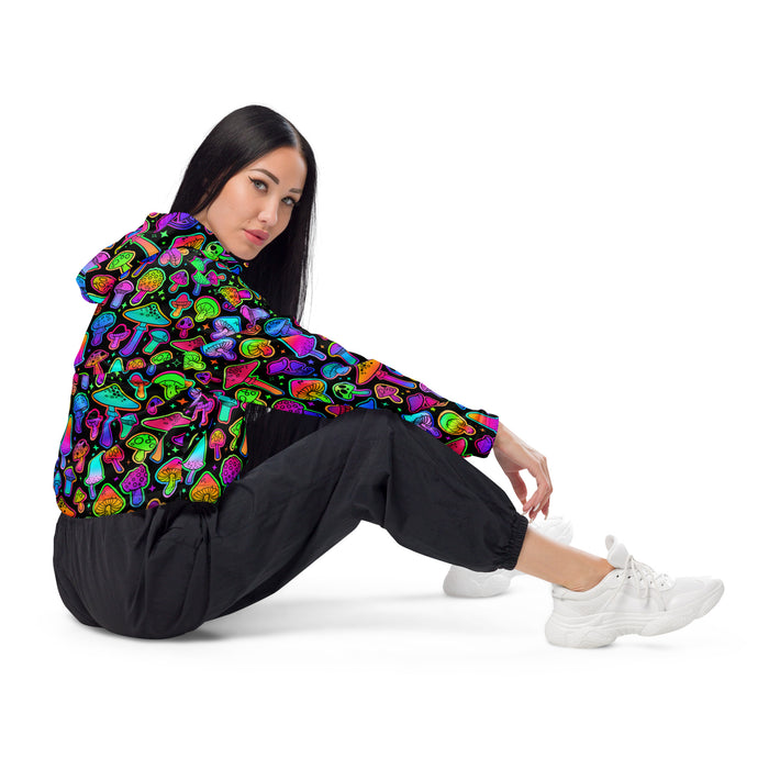 Psilo Cropped Windbreaker, , - One Stop Rave