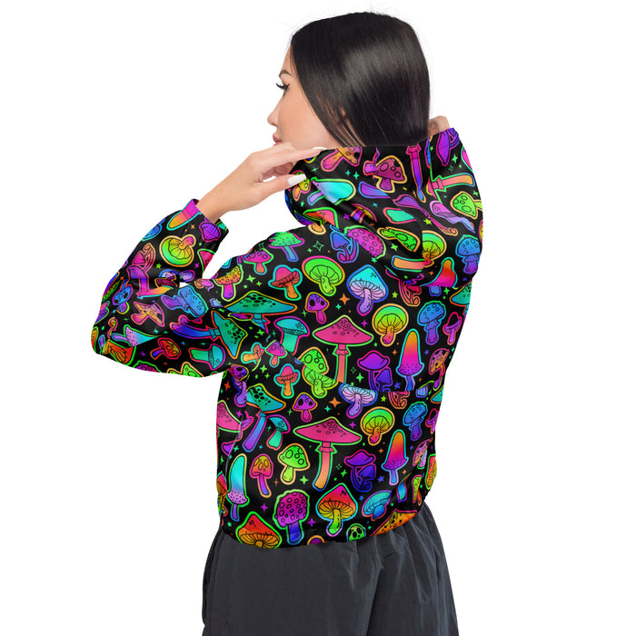 Psilo Cropped Windbreaker, , - One Stop Rave