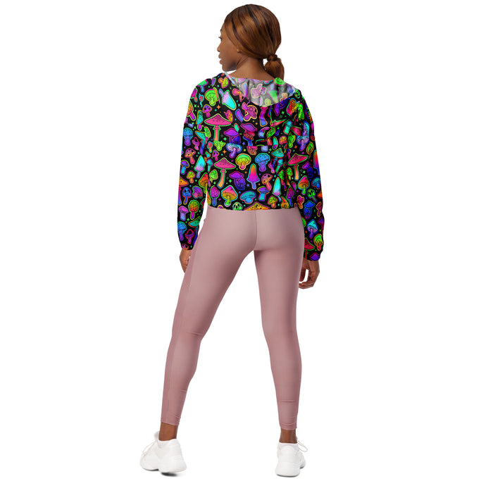Psilo Cropped Windbreaker, , - One Stop Rave