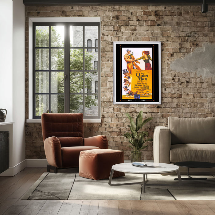 "Quiet Man" (1952) Framed Movie Poster