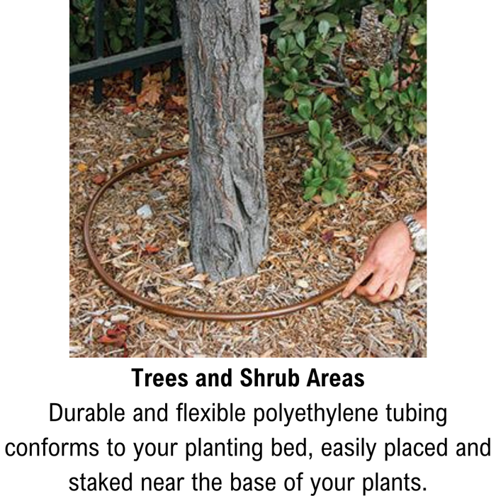 Rain Bird ET25-50S2 - 1/4 in. Emitter Tubing, 0.8 GPH with 12" Spacing, 50 ft.