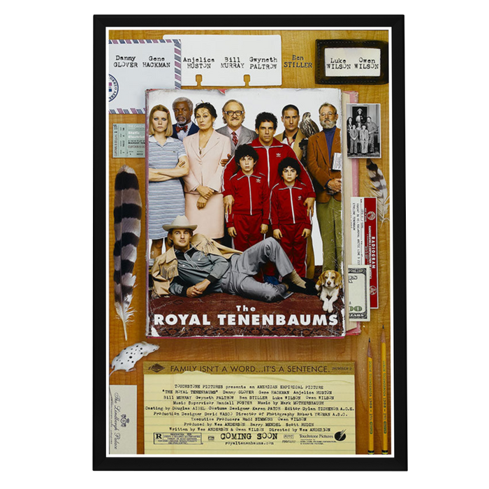 "Royal Tenenbaums" (2001) Framed Movie Poster