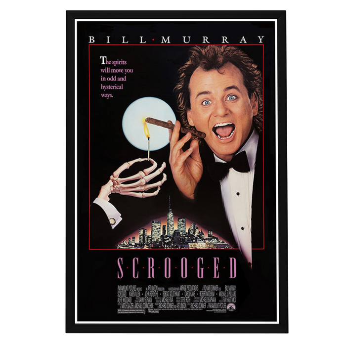 "Scrooged" (1988) Framed Movie Poster