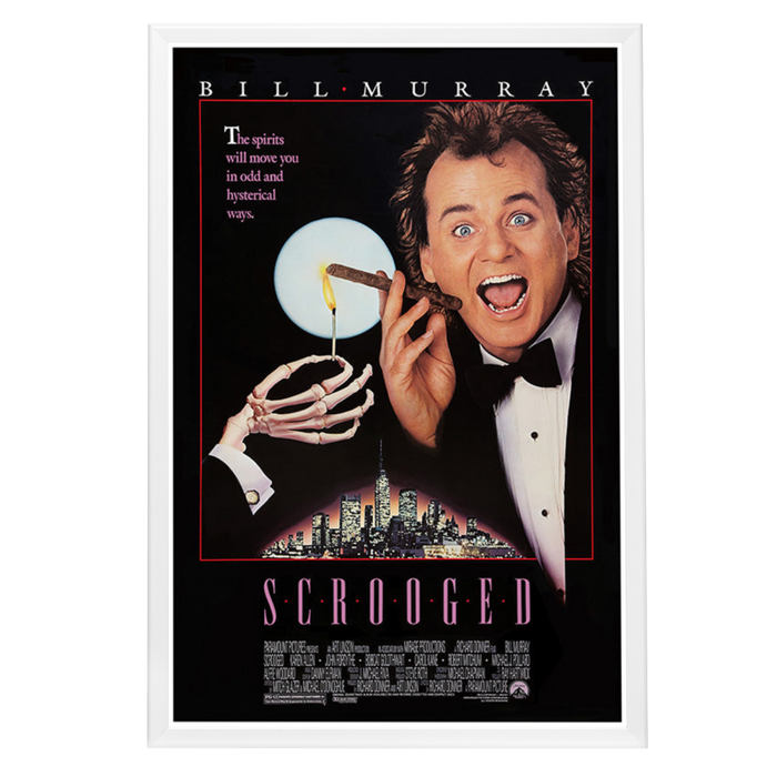 "Scrooged" (1988) Framed Movie Poster