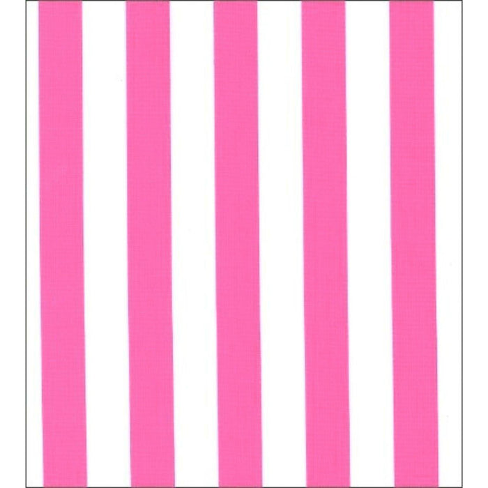 freckled sage stripe pink oilcloth swatch