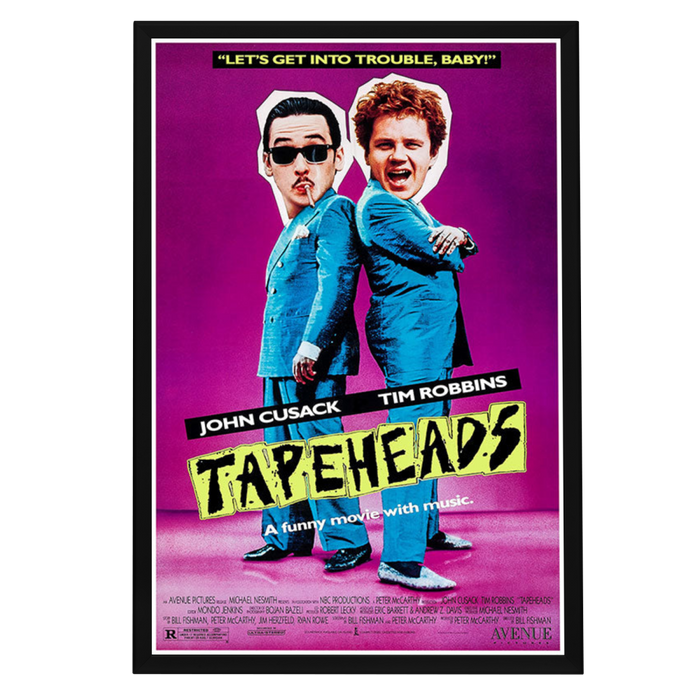 "Tapeheads" (1988) Framed Movie Poster