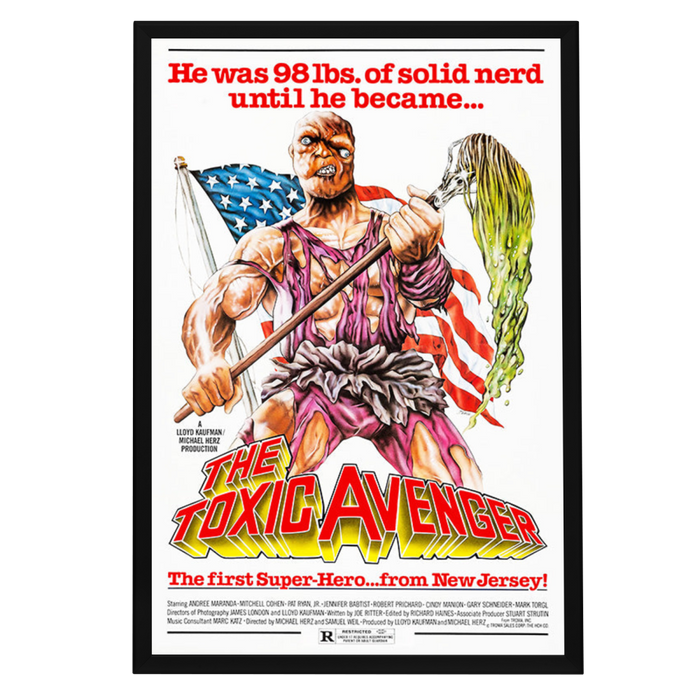 "Toxic Avenger" (1984) Framed Movie Poster