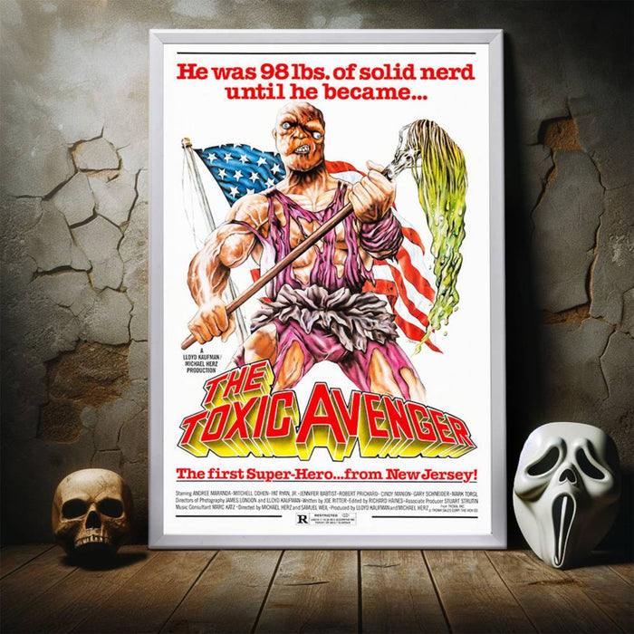 "Toxic Avenger" (1984) Framed Movie Poster