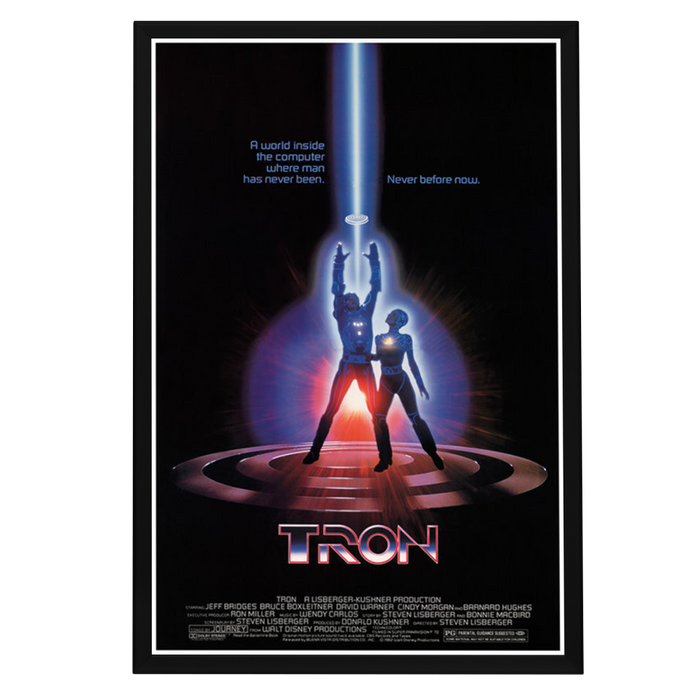 "Tron" (1982) Framed Movie Poster
