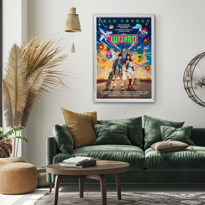 "Wizard" (1989) Framed Movie Poster