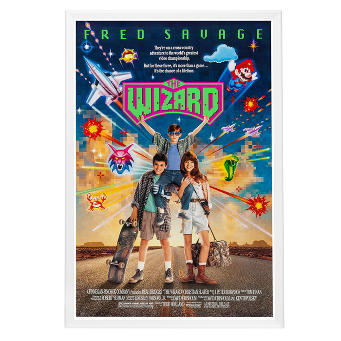 "Wizard" (1989) Framed Movie Poster