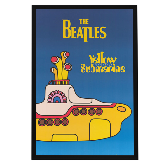 "Yellow Submarine" (1968) Framed Movie Poster